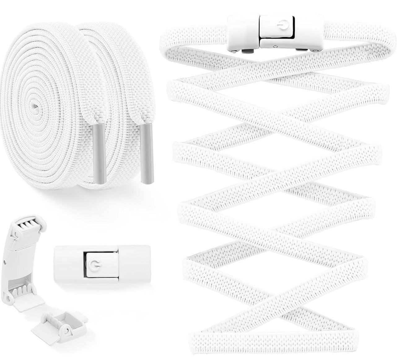 LockStep no-tie shoelace system